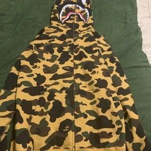 BAPE Camo Shark hoodie